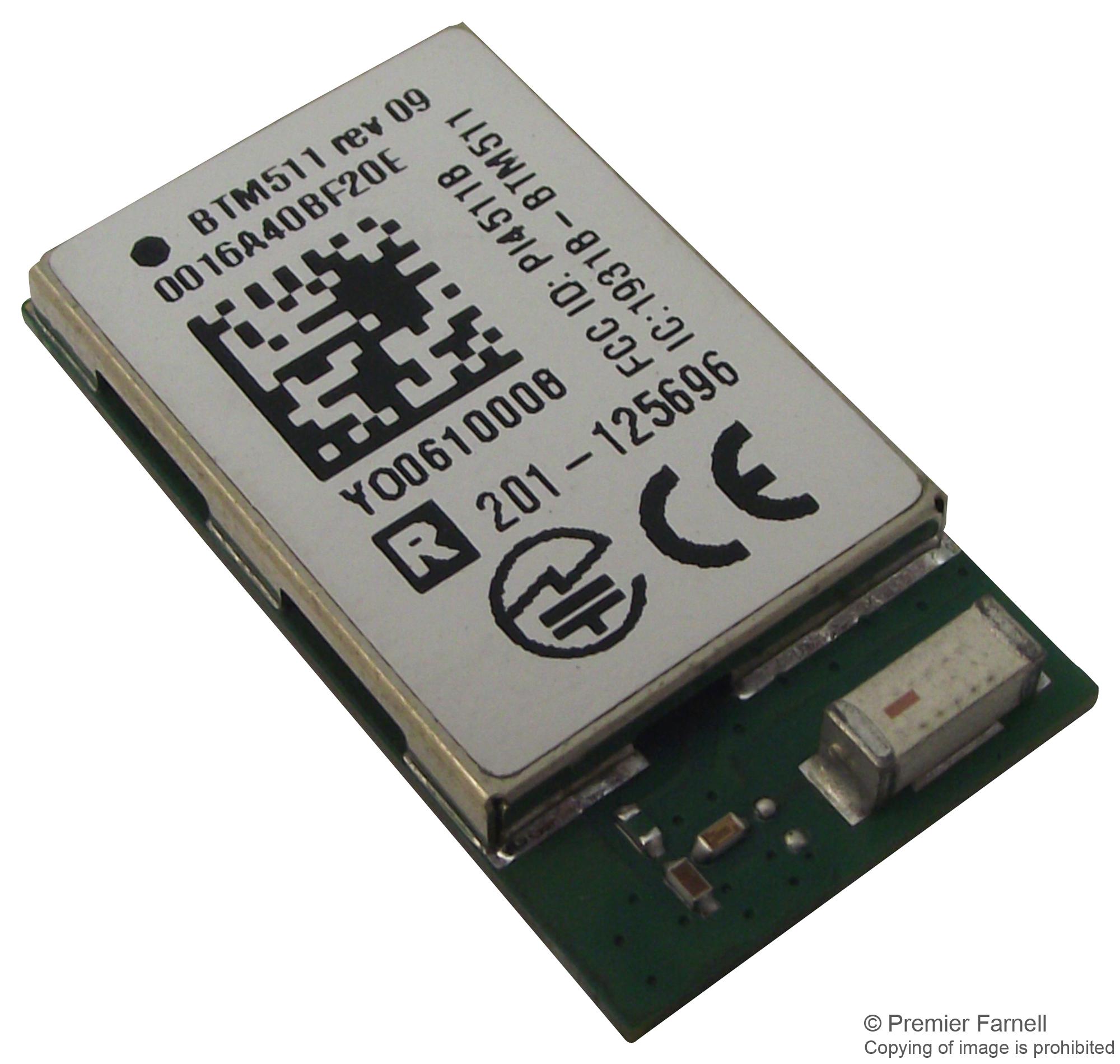 Ezurio Btm511 Bluetooth Module, Audio, Int Antenna