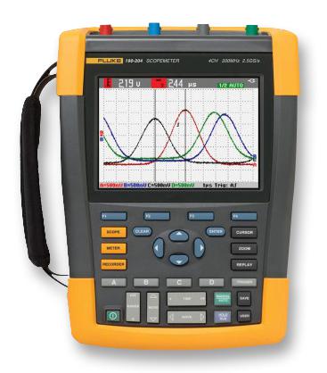 Fluke Fluke 190-204/eu Scopemeter 4 Channel 200 Mhz Color Eu