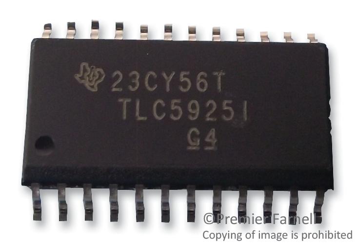 Texas Instruments Tlc5925Idwr Led Driver, Constant Current, Soic24