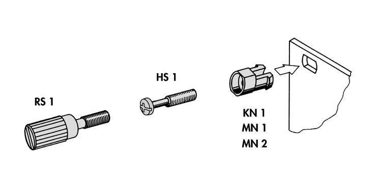 Fischer Elektronik Mn1 Mounting Material, Pk10