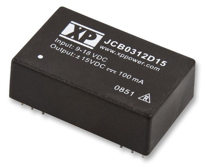 XP Power Jcb0312S15 Dc/dc Converter, 3W, Single 15V O/p