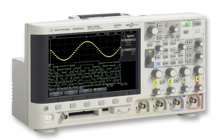 Keysight Technologies Msox2024A Oscilloscope, 4+8Ch, 200Mhz, 1Gsps