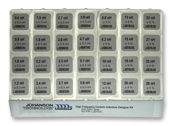 Johanson Technology L805W Kit Wirewound Rf Inductor, 0805