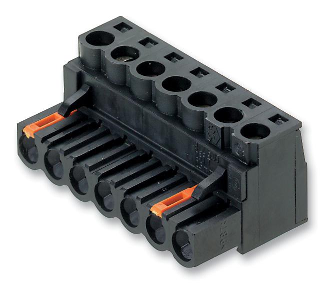 Weidmuller 1526510000 Terminal Block, Pluggable, 3Pos, 12Awg