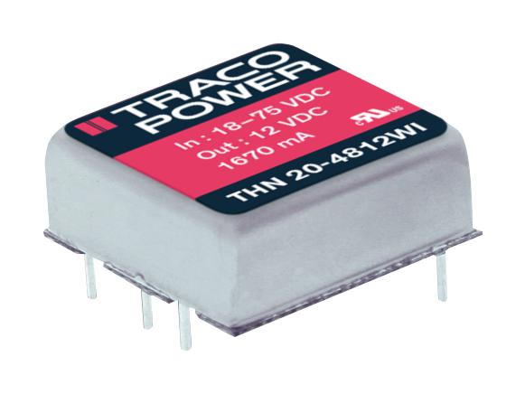 TRACO Power Thn 20-2411Wi Dc/dc Converter, 5V, 20W, Dip