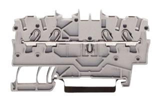 WAGO 2000-1407 Terminal Block, Din Rail, 4Pos, 16Awg