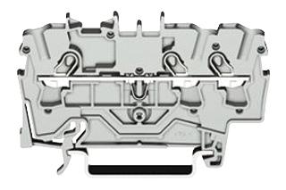 WAGO 2001-1301 Terminal Block, Din Rail, 3Pos, 16Awg