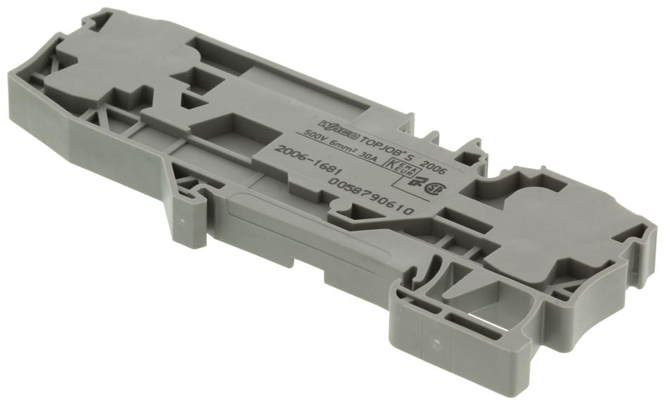 WAGO 2006-1681 Terminal Block, Fused, 2Pos, 8Awg