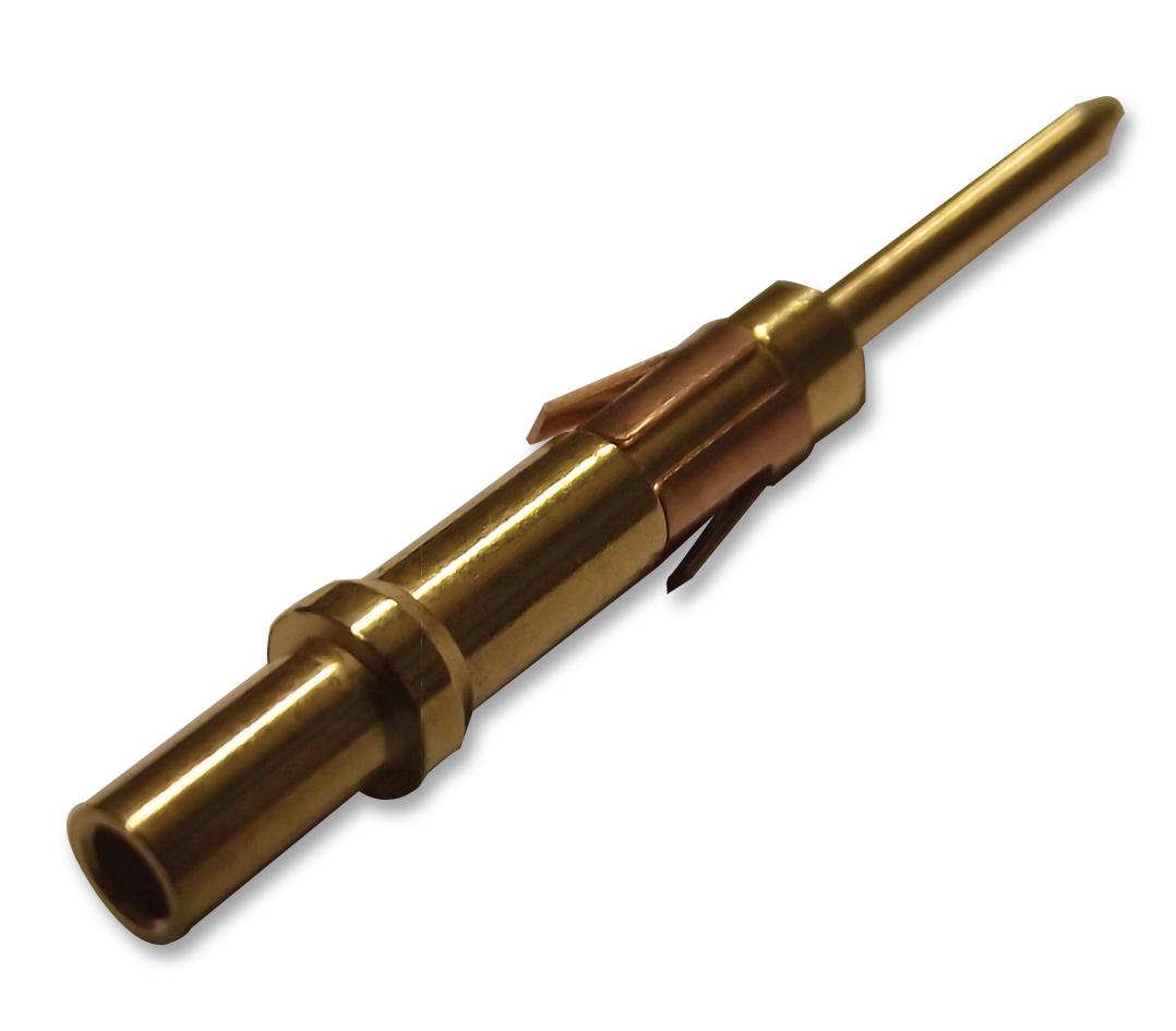 Tt Electronics/ab Connectors Abcirp12Kpkp3 Crimp Contact, Pin, 12 Awg, Gold