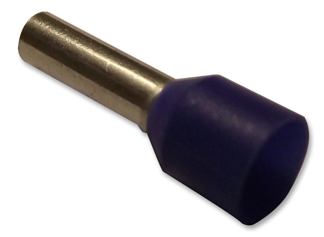 Jst Gwe2.5-8 Ferrule, Insulated, De, 2.5mmsq., Pk100