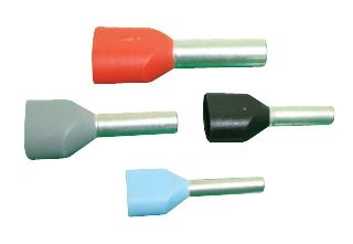 Jst Twe0.5-8 Ferrule, Insulated, Twin, 0.5mmsq.,pk100