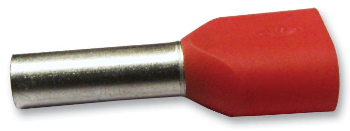 Jst Twe4-12 Ferrule, Insulated, Twin, 4mmsq