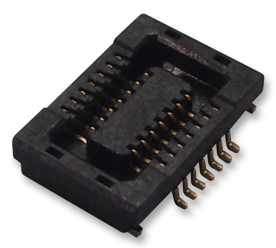 Hirose Df23C-20Ds-0.5V(51) Socket, 0.5mm, 1.5mm Stack, 20Way