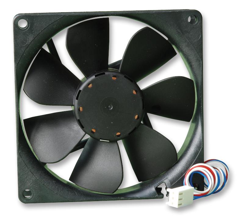 Ebm-papst 8412N/2Glle-451 Fan, Pc, W/Connector, 80mm 12Vdc