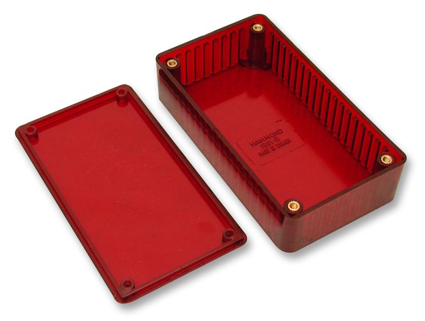 Hammond 1591Atrd Enclosure Multipurpose Polycarbonate Red