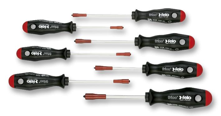 Felo 500 Set 7-Pcs Frico Screwdriver Set 7Pcs, Holding Device