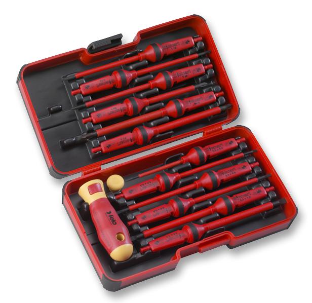 Felo 063 E-Smart Box 12-Pcs Screwdriver Set, Insulated 12 Pcs