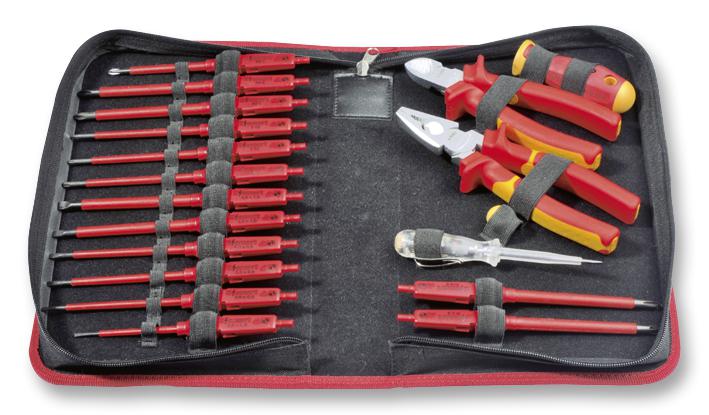 Felo 063 Zip-Bag 19-Pcs Screwdriver / Pliers Set 19 Pcs Pouch