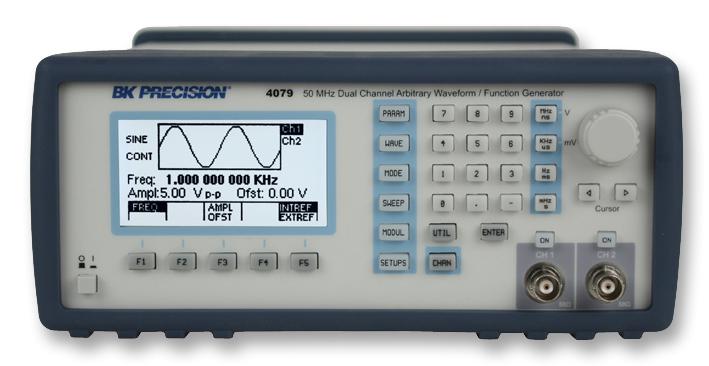 B&K Precision Bk4079 Generator, 50 Mhz, Arbitrary, 2 Outputs