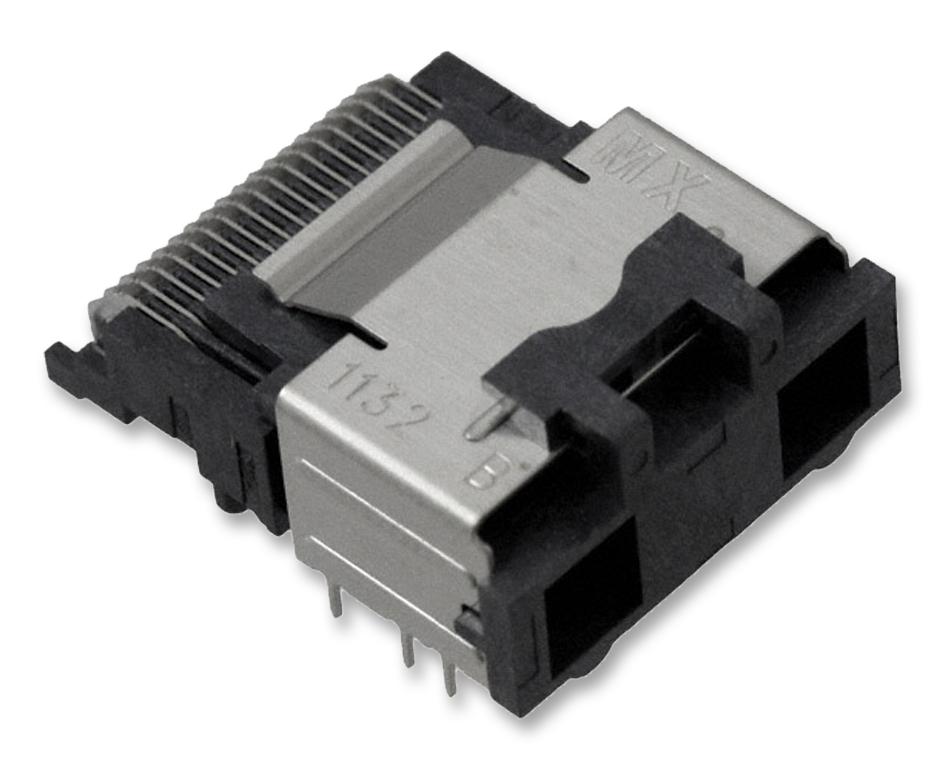 Te Connectivity 1888019-6 Receptacle, Mini Sas, Tht, R/a, 36Way