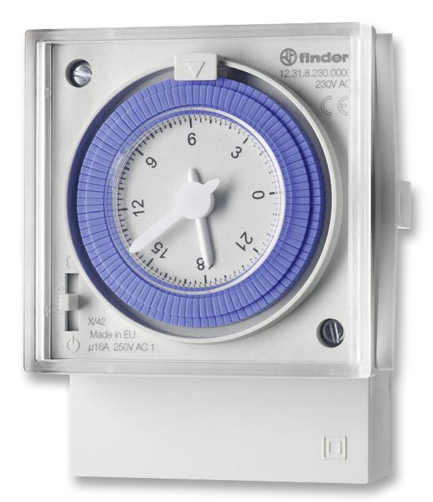 Finder Relays Relays 12.31.8.230.0000 Timeswitch, Daily, 1Co, Spdt