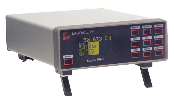 Labfacility Labcal-Pro Thermometer, Precision, Pt100 & T/c