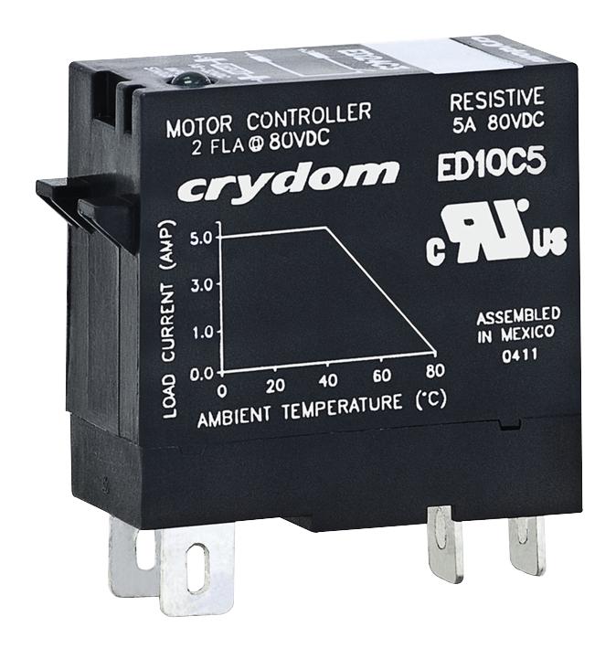 Sensata/crydom Ed24E5R Ssr, Plug In, 280Vac, 5A, 18-36Vac, Rn