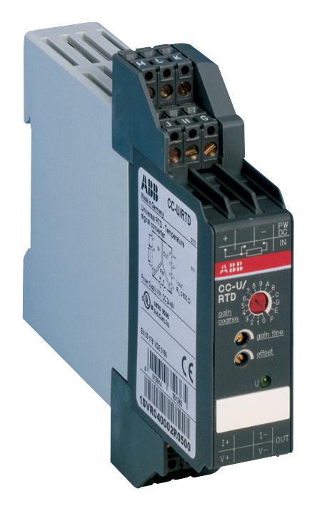 Abb 1Svr040002R0500 Converter, Temp Signal, Pt100, 24-48V