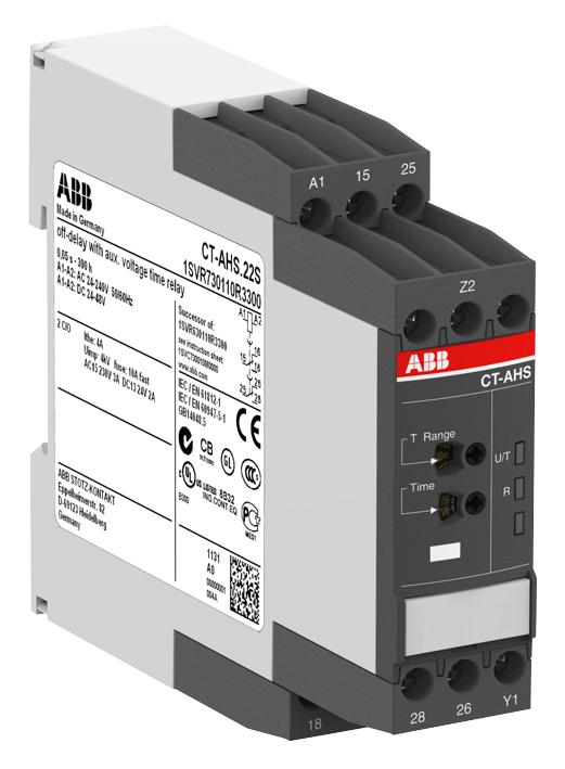 Abb Ct-Ahs.22S Timer, Off Delay, 2Co