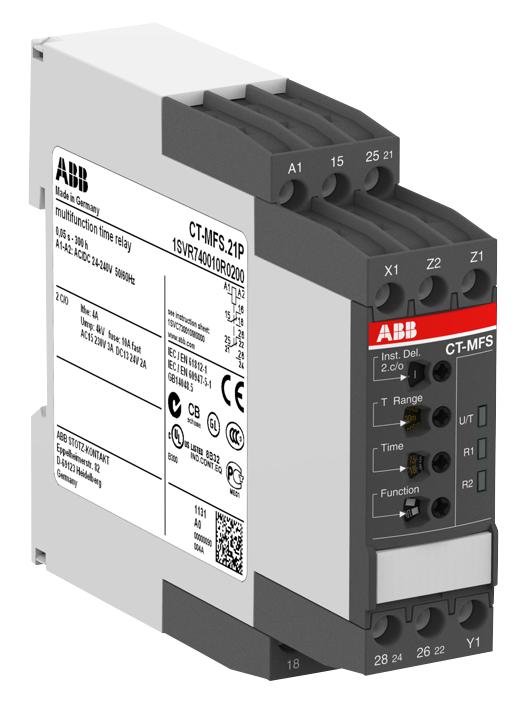 Abb Ct-Mfs.21P Timer, 10 Function, 2Co, Push Terms