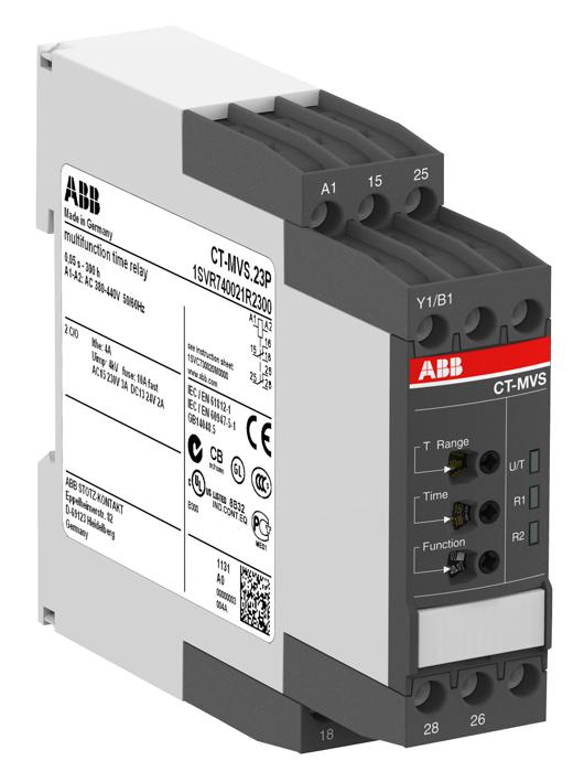 Abb 1Svr740021R2300 Timer, 11 Function, 2Co, Push Terms