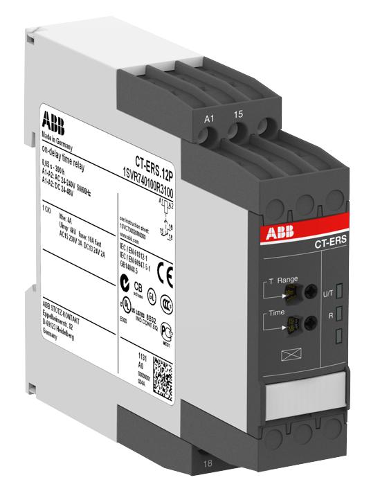 Abb 1Svr740100R3100 Timer, On Delay, 1Co, Push Terms