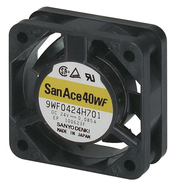 Sanyo Denki 9Wf0424H601 Fan, Oil/waterpf, Ip55, 40X20mm, 24V