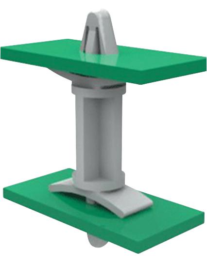 Essentra Components Dlcbs-12-01 Pcb Support Dual Lock 19.1mm High