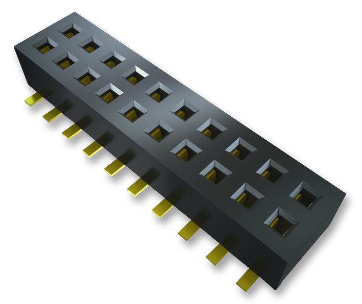 Samtec Clp-126-02-F-D . Connector, Rcpt, 52Pos, 2Row, 1.27mm