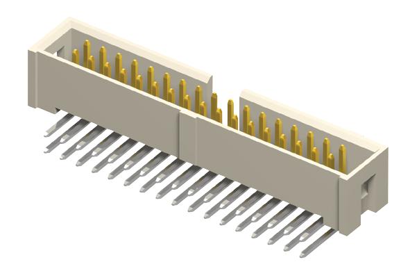 Samtec Htst-110-04-T-D-Ra . Connector, R/a Header, 20Pos, 2Row, 2.54mm