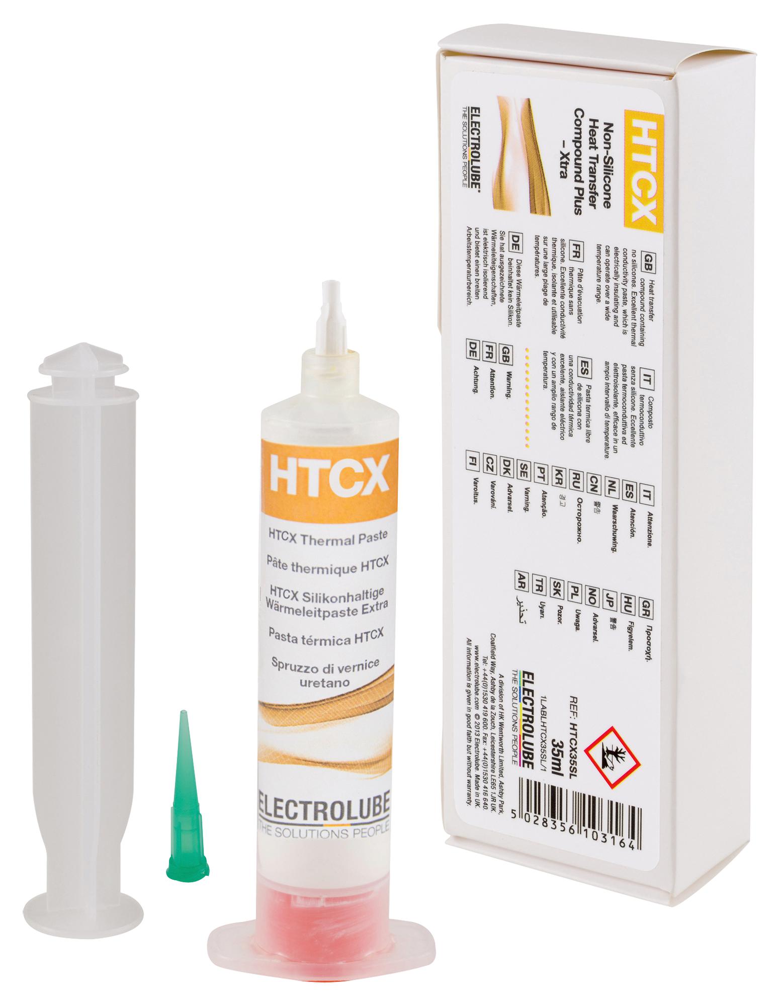 Electrolube Htcx35Sl Compound, Extra, Heat Transfer, Htcx