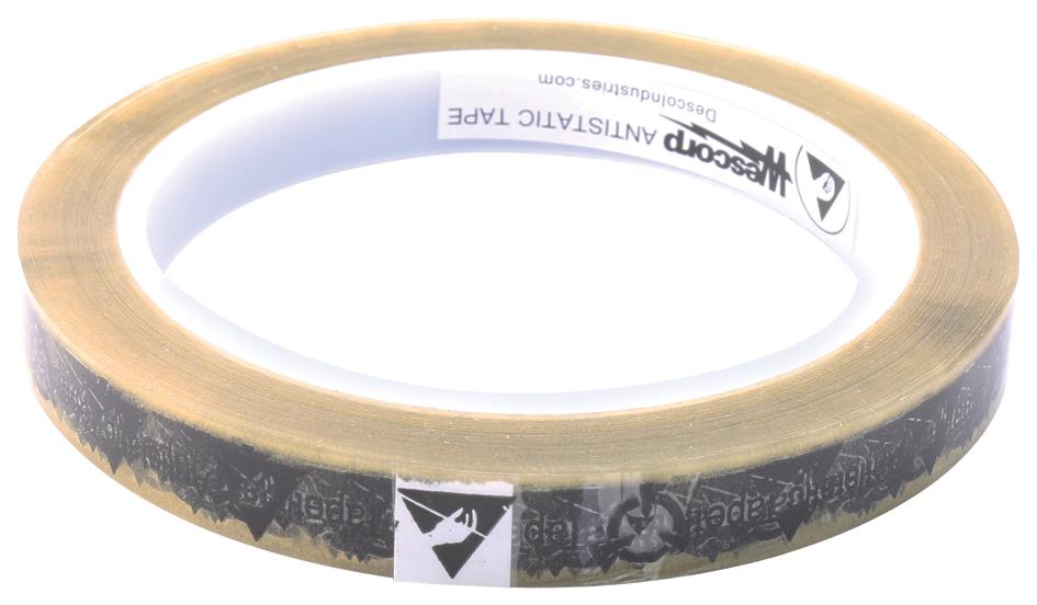 Desco Europe/vermason 242271 Clear Esd Tape, Symbol, 18mm X 65.8M