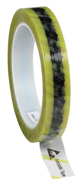 Desco Europe/vermason 242275 Clear Esd Tape,yell.str.,18mm X 65.8M