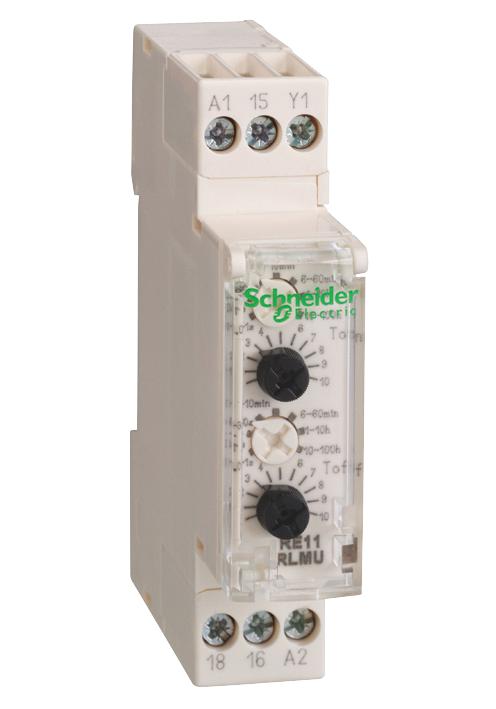 Schneider Electric Re17Rmemu Time Delay Relay, Spdt, 10H, 250Vac