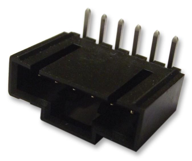 Molex 70553-0009 Connector, R/a Header, 10Pos, 1Row, 2.54mm