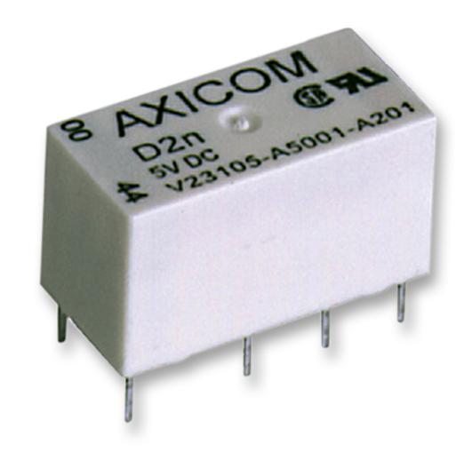 Axicom / Te Connectivity V23105A5401A201 Relay, Signal, Dpdt, 250Vac, 220Vdc, 3A