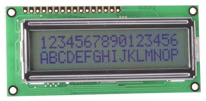 Lumex Lcm-S01602Dsf/a Display, Dot Matrix, Lcd, 16 X 2