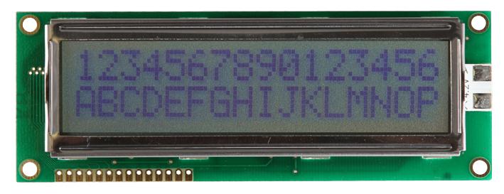 Lumex Lcm-S01602Dsr/d Display, Dot Matrix, Lcd, 16 X 2