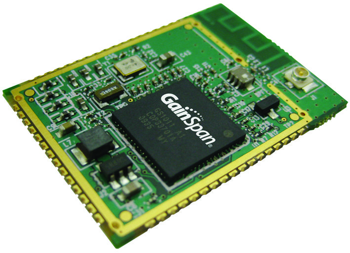 Gainspan Gs1011Mip Wifi Module, Int Pa, Jtag, Pcb Ant