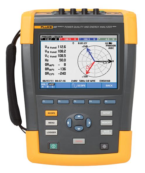 Fluke Fluke 437-Ii Analyser, 400Hz Pq And Energy, Uk+Eu