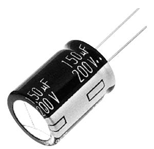 Panasonic Eca1Vhg221Bj Capacitor, 220Uf, 35V, Alu Elec, Radial