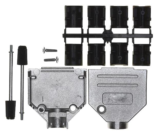 Amphenol Communications Solutions 8655Mh2501Bklf Hood, D, Metal, Unc 440, 25Way