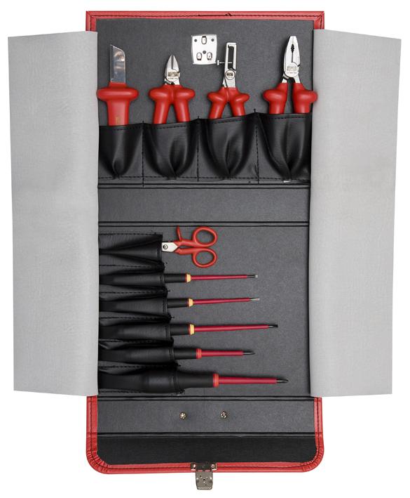 Bahco 3045V-1 Tools Set, Insulated, 1000V, 10 Pcs