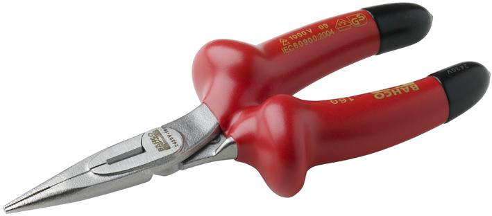 Bahco 2430V-160 1000V Insulat.snipe Nose Plier 160mm